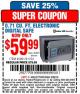 Harbor Freight Coupon 0.71 CU. FT. ELECTRONIC DIGITAL SAFE Lot No. 45891/61724/62679 Expired: 2/22/15 - $59.99