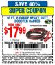 Harbor Freight Coupon PITTSBURGH AUTOMOTIVE 16 FT. 6 GAUGE JUMPER CABLES Lot No. 60396 Expired: 4/5/15 - $17.99
