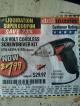 Harbor Freight Coupon 4.8 VOLT, 1/4" CORDLESS SCREWDRIVER KIT Lot No. 61826/68394 Expired: 4/30/17 - $7.99