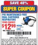 Harbor Freight Coupon P95 MAINTENANCE-FREE DUAL CARTRIDGE RESPIRATORS Lot No. 66554/67727 Expired: 4/27/15 - $12.99