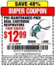 Harbor Freight Coupon P95 MAINTENANCE-FREE DUAL CARTRIDGE RESPIRATORS Lot No. 66554/67727 Expired: 5/17/15 - $12.99