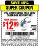 Harbor Freight Coupon P95 MAINTENANCE-FREE DUAL CARTRIDGE RESPIRATORS Lot No. 66554/67727 Expired: 7/12/15 - $12.99