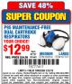 Harbor Freight Coupon P95 MAINTENANCE-FREE DUAL CARTRIDGE RESPIRATORS Lot No. 66554/67727 Expired: 2/23/15 - $12.99