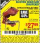 Harbor Freight Coupon ELECTRIC CHAIN SAW SHARPENER Lot No. 63804/63803/61613/68221 Expired: 10/16/15 - $27.99
