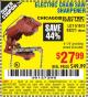 Harbor Freight Coupon ELECTRIC CHAIN SAW SHARPENER Lot No. 63804/63803/61613/68221 Expired: 10/17/15 - $27.99