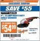 Harbor Freight ITC Coupon 9" HEAVY DUTY ANGLE GRINDER Lot No. 69085 Expired: 9/19/17 - $54.99
