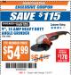 Harbor Freight ITC Coupon 9" HEAVY DUTY ANGLE GRINDER Lot No. 69085 Expired: 11/21/17 - $54.99