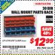 Harbor Freight ITC Coupon STOREHOUSE 30-BIN WALL-MOUNT PARTS RACK Lot No. 63151 Expired: 2/28/15 - $12.99