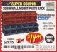 Harbor Freight Coupon 30 BIN WALL MOUNT PARTS RACK Lot No. 62198/69571/65889/63151/63306 Expired: 5/31/17 - $14.99