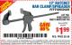 Harbor Freight Coupon PITTSBURGH 12 IN. RATCHETING BAR CLAMP/SPREADER Lot No. 62123/63017 Expired: 5/1/15 - $1.99
