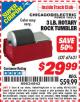 Harbor Freight ITC Coupon 3 LB. ROTARY ROCK TUMBLER Lot No. 67631 Expired: 6/30/15 - $29.99