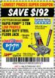 Harbor Freight Coupon RAPID PUMP 3 TON LOW PROFILE HEAVY DUTY STEEL FLOOR JACK Lot No. 64264/64266/64879/64881/61282/62326/61253 Expired: 1/2/17 - $77.99