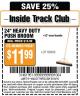 Harbor Freight ITC Coupon 24 IN. PUSH BROOM Lot No. 60252 Expired: 5/19/15 - $11.99