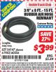 Harbor Freight ITC Coupon 3/8" x 8 FT. - 15 FT. RUBBER AIR HOSE REMNANT Lot No. 54147/61942/60356 Expired: 2/28/15 - $3.99