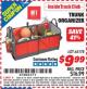 Harbor Freight ITC Coupon TRUNK ORGANIZER Lot No. 65178 Expired: 9/30/15 - $9.99