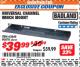 Harbor Freight ITC Coupon UNIVERSAL CHANNEL WINCH MOUNT Lot No. 62446/90476 Expired: 9/30/17 - $39.99