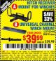 Harbor Freight Coupon UNIVERSAL CHANNEL WINCH MOUNT Lot No. 62446/90476 Expired: 5/22/16 - $39.99
