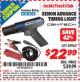 Harbor Freight ITC Coupon XENON ADVANCE TIMING LIGHT Lot No. 40963 Expired: 9/30/15 - $22.99