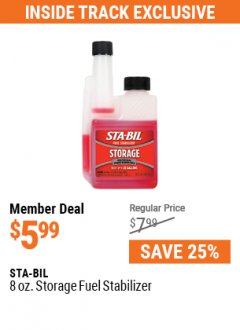 Harbor Freight ITC Coupon 8 OZ. STORAGE BOTTLES WITH TWIST CAPS PACK OF 3 Lot No. 63694/66170 Expired: 5/31/21 - $5.99