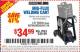 Harbor Freight Coupon CHICAGO ELECTRIC WELDING CART Lot No. 61316/69340/60790 Expired: 10/5/15 - $34.99