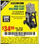 Harbor Freight Coupon MIG-FLUX WELDING CART Lot No. 69340/60790/90305/61316 Expired: 10/29/15 - $34.99
