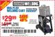 Harbor Freight Coupon MIG-FLUX WELDING CART Lot No. 69340/60790/90305/61316 Expired: 12/4/17 - $29.99