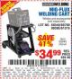 Harbor Freight Coupon MIG-FLUX WELDING CART Lot No. 69340/60790/90305/61316 Expired: 7/15/15 - $34.99