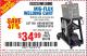 Harbor Freight Coupon CHICAGO ELECTRIC WELDING CART Lot No. 61316/69340/60790 Expired: 6/1/15 - $34.99