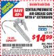 Harbor Freight ITC Coupon AIR GREASE GUN Lot No. 219 Expired: 6/30/15 - $14.99
