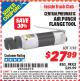 Harbor Freight ITC Coupon AIR PUNCH FLANGE TOOL Lot No. 1110 Expired: 4/30/15 - $27.99