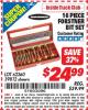 Harbor Freight ITC Coupon 16 PIECE FORSTNER BIT SET Lot No. 62360/39812 Expired: 2/28/15 - $24.99