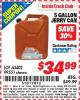 Harbor Freight ITC Coupon MIDWEST CAN 5 GALLON JERRY GAS CAN Lot No. 56418/99551 Expired: 2/28/15 - $34.99