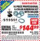Harbor Freight ITC Coupon PROFESSIONAL 6-COLOR AIRBRUSH KIT WITH HOLDER Lot No. 69861/95923 Expired: 4/30/15 - $144.99