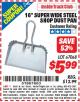 Harbor Freight ITC Coupon 16" SUPER WIDE STEEL SHOP DUST PAN Lot No. 67068 Expired: 2/28/15 - $5.99