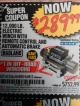Harbor Freight Coupon 12,000 LB. ELECTRIC WINCH WITH REMOTE CONTROL AND AUTOMATIC BRAKE Lot No. 68142/61256/60813/61889 Expired: 10/31/16 - $289.99