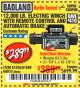 Harbor Freight Coupon 12,000 LB. ELECTRIC WINCH WITH REMOTE CONTROL AND AUTOMATIC BRAKE Lot No. 68142/61256/60813/61889 Expired: 10/30/17 - $289.99