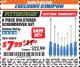 Harbor Freight ITC Coupon 8 PIECE BOLSTERED SCREWDRIVER SET Lot No. 94899 Expired: 9/30/17 - $7.99