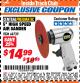 Harbor Freight ITC Coupon 5" HIGH SPEED AIR SANDER Lot No. 68739 Expired: 4/30/18 - $14.99