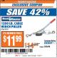 Harbor Freight ITC Coupon 1200 LB. CAPACITY CABLE WINCH PULLER Lot No. 30131 Expired: 7/18/17 - $11.99