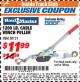 Harbor Freight ITC Coupon 1200 LB. CAPACITY CABLE WINCH PULLER Lot No. 30131 Expired: 10/31/17 - $11.99