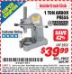 Harbor Freight ITC Coupon 1 TON ARBOR PRESS Lot No. 3552 Expired: 5/31/15 - $39.99