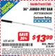 Harbor Freight ITC Coupon PITTSBURGH 36 IN. JUMBO PRY BAR Lot No. 68139 Expired: 2/28/15 - $13.99