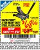 Harbor Freight Coupon RAPID PUMP 3 TON HEAVY DUTY STEEL FLOOR JACK Lot No. 68048/69227/62116/62590/62584 Expired: 3/15/15 - $68.66