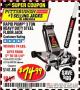 Harbor Freight Coupon RAPID PUMP 3 TON HEAVY DUTY STEEL FLOOR JACK Lot No. 68048/69227/62116/62590/62584 Expired: 5/31/17 - $74.99