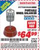 Harbor Freight ITC Coupon PORTABLE WHEEL BALANCER Lot No. 39741 Expired: 11/30/15 - $64.99