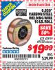 Harbor Freight ITC Coupon 0.030" CARBON STEEL WELDING WIRE 10 LB. ROLL Lot No. 42919/69530 Expired: 6/30/15 - $19.99