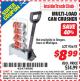 Harbor Freight ITC Coupon MULTI-LOAD CAN CRUSHER Lot No. 95678 Expired: 7/31/15 - $8.99
