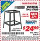 Harbor Freight ITC Coupon CENTRAL MACHINERY UNIVERSAL TOOL STAND Lot No. 69805 Expired: 2/28/15 - $24.99