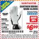 Harbor Freight ITC Coupon HARDY GOATSKIN LEATHER RIDING WORK GLOVES Lot No. 99580/99581/99582/99583 Expired: 2/28/15 - $6.99