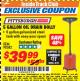 Harbor Freight ITC Coupon 5 GALLON OIL DRAIN DOLLY Lot No. 90582 Expired: 12/31/17 - $39.99